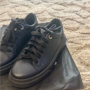 Valentino By Mario Valentino Black Sneakers Sleek Design
